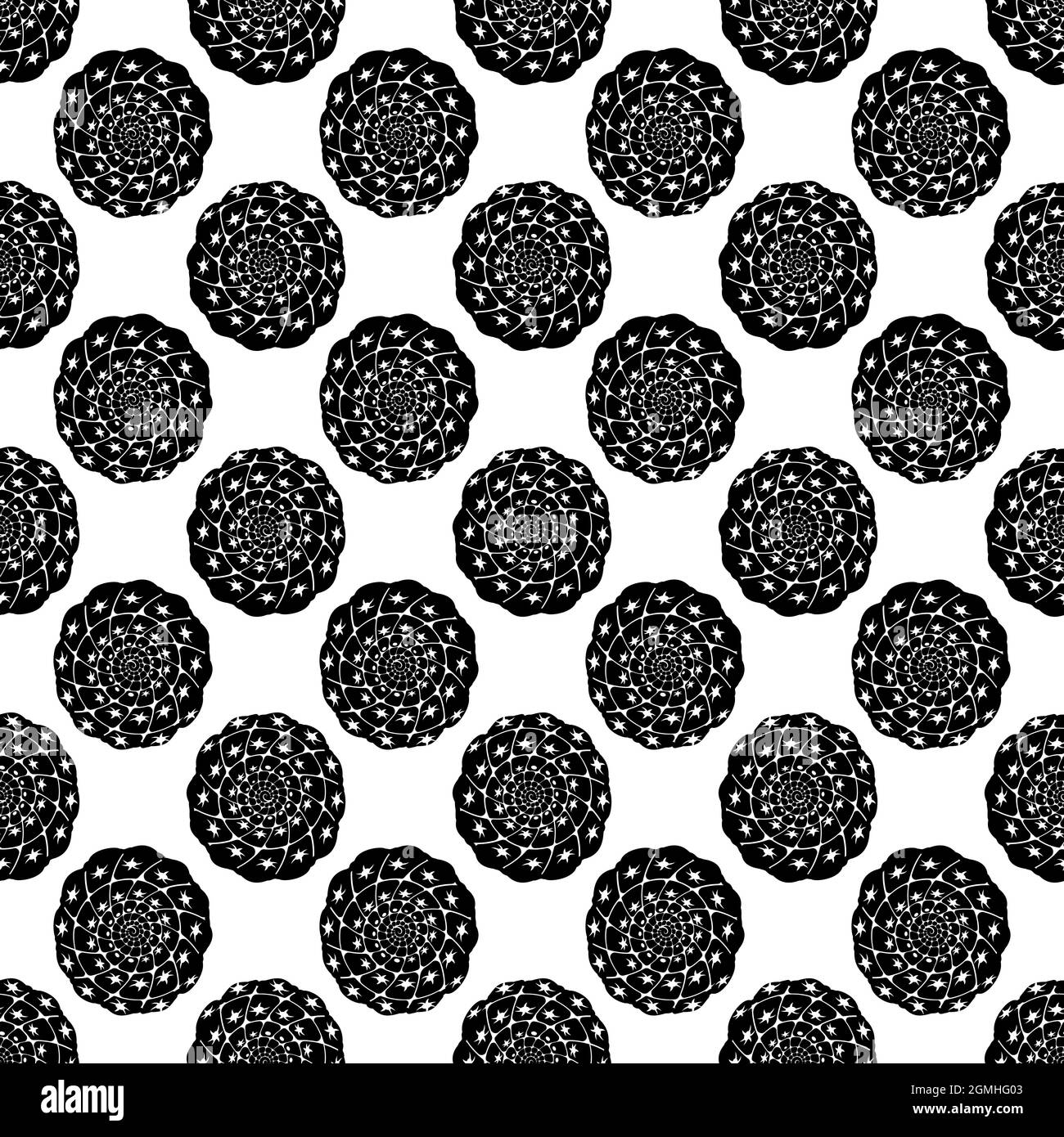 Top view cactus pattern seamless background texture repeat wallpaper ...