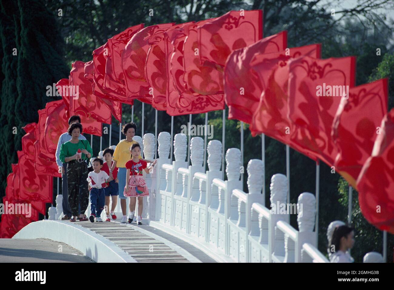 Arched ornamental footbridge hi-res stock photography and images - Alamy