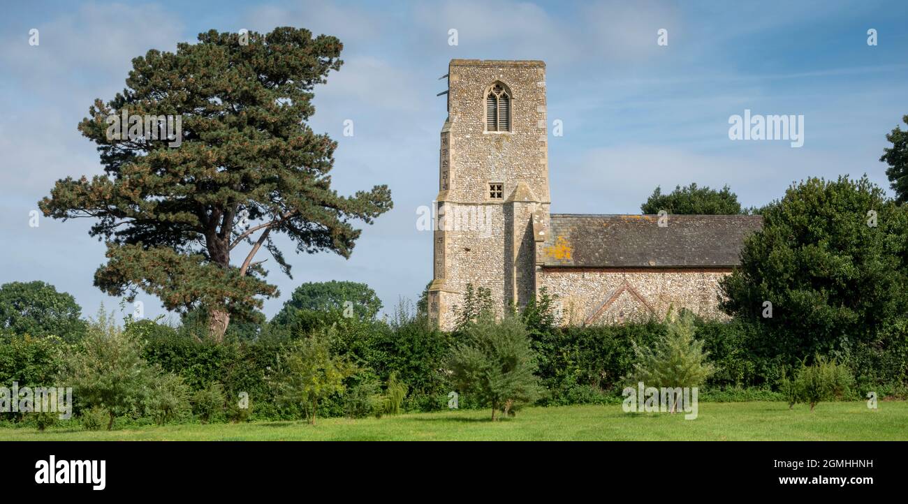 St Peter's Church, Dunton, Norfolk, England, UK Stock Photo