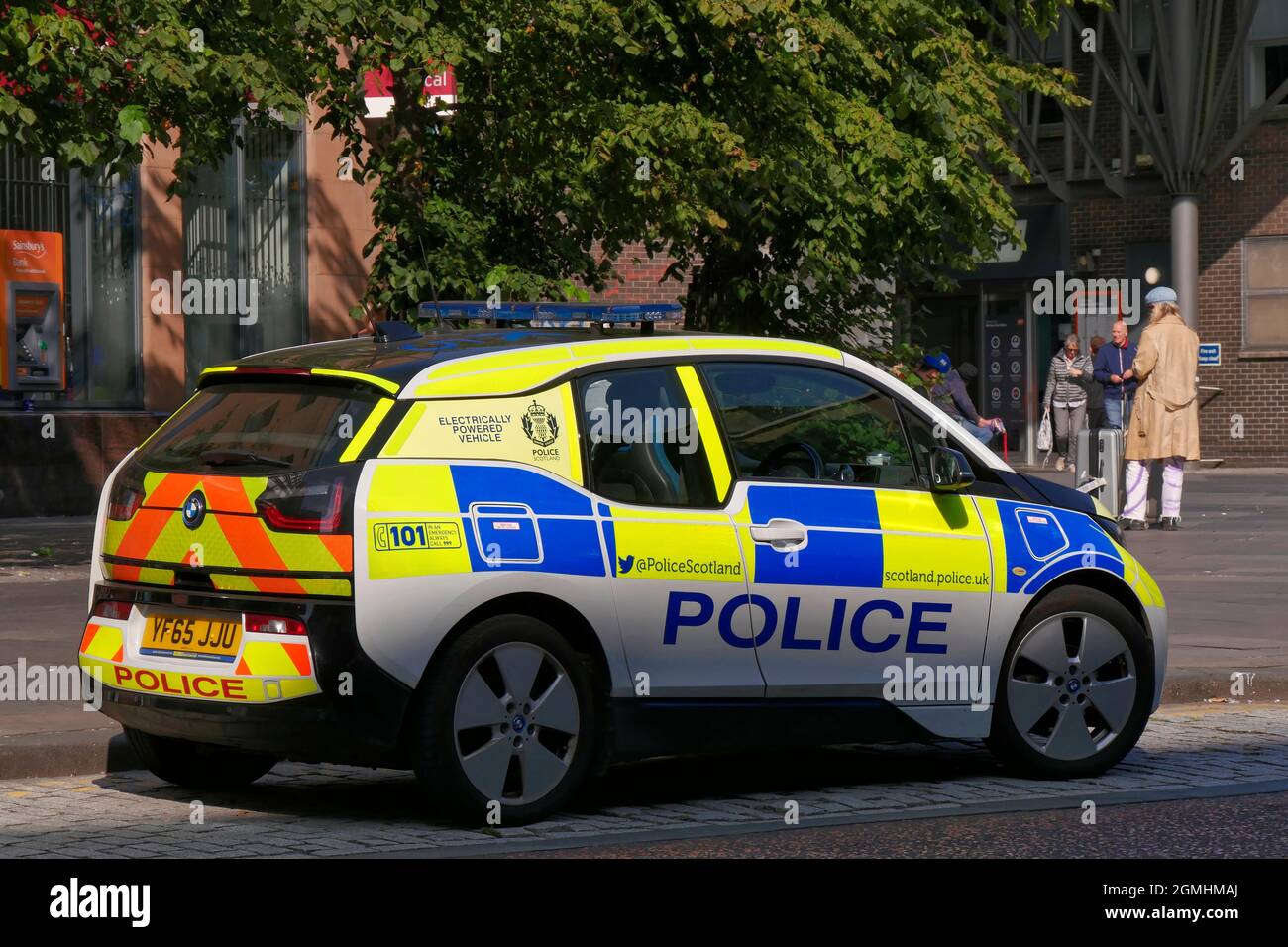 Police electric car scotland hires stock photography and images Alamy