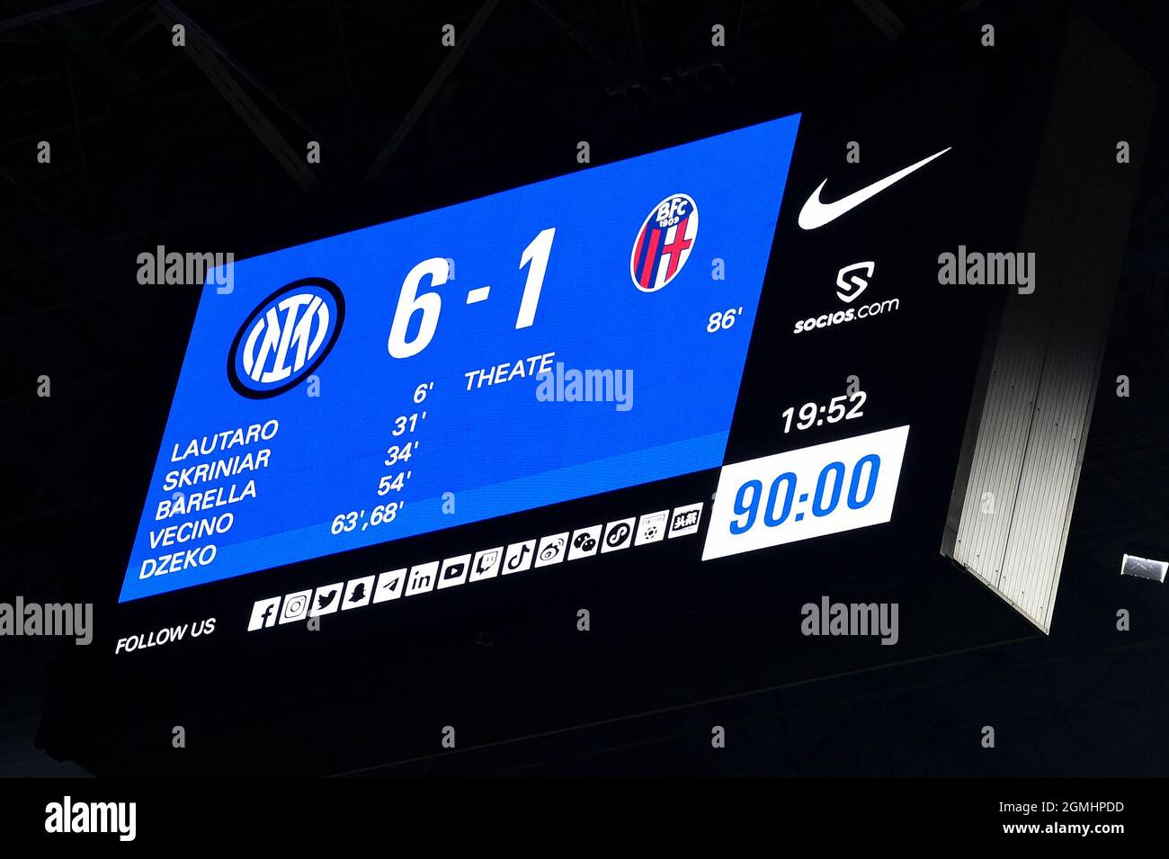 Scoreboard end hires stock photography and images Alamy