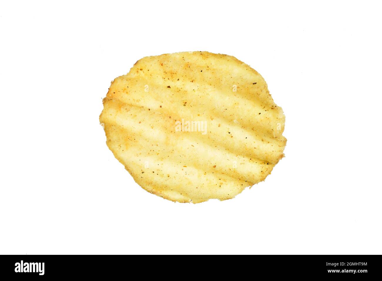 Mint Flavor Potato Chip Isolated on White Background Stock Photo Alamy
