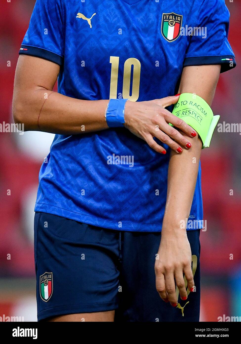 Cristiana Girelli (Italy) during Women's World Cup 2023 Qualifiers - Italy  vs Moldova, FIFA World Cup in Trieste, Italy, September 17 2021 Stock Photo  - Alamy