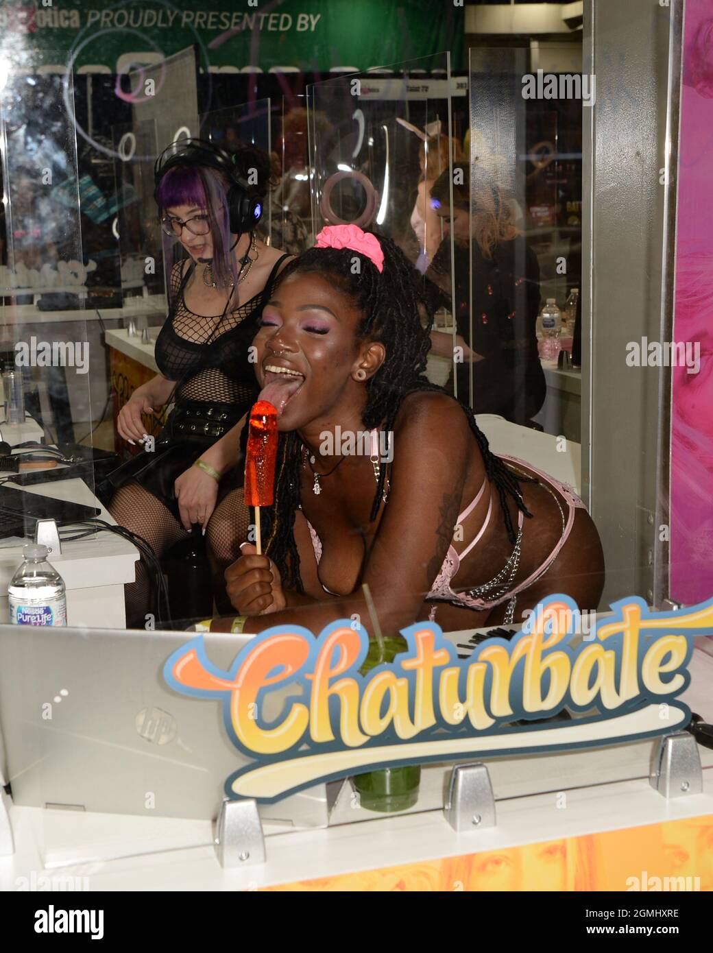 MIAMI, FL - SEPTEMBER 18: Cam Models the Exxxotica Expo held at the Miami  Airport Convention Center on September 18, 2021 in Miami Florida. Credit:  mpi04MediaPunch Stock Photo - Alamy