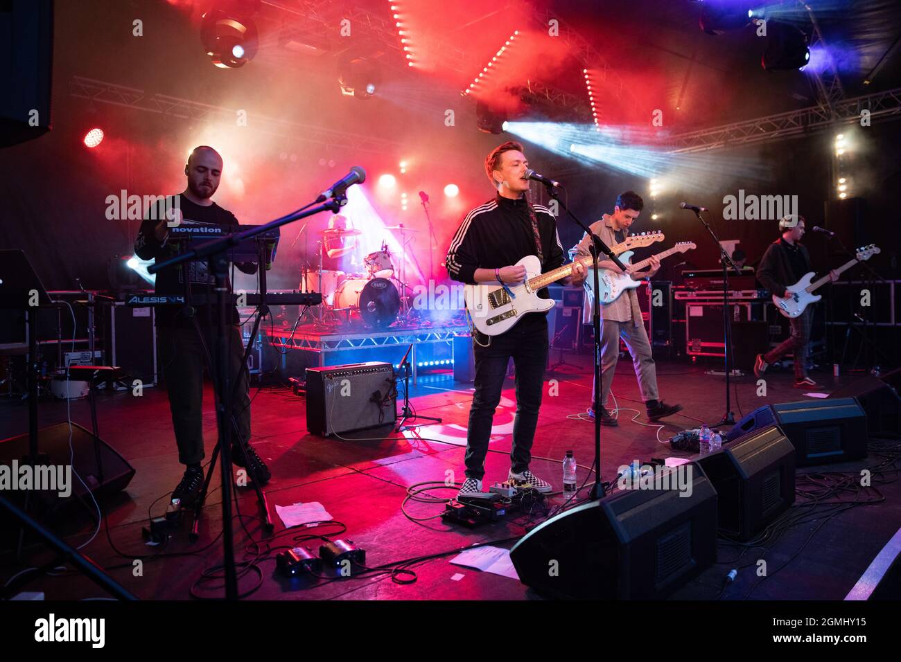 The Kooks play live in Newcastle at This is Tomorrow Festival, 18th September 2021 Stock Photo