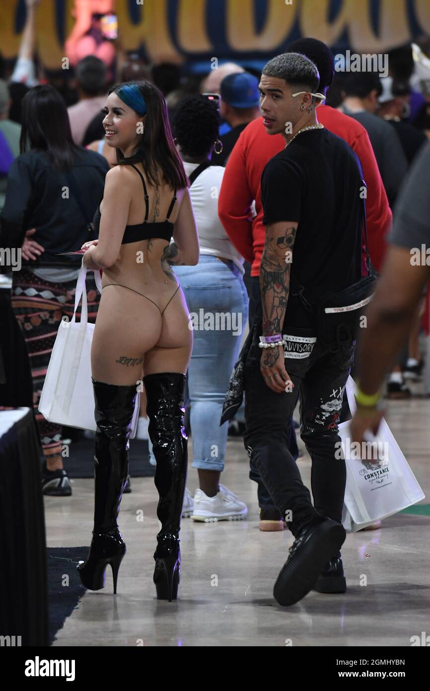 MIAMI, FL - SEPTEMBER 18: Atmosphere during the Exxxotica Expo held at the  Miami Airport Convention Center on September 18, 2021 in Miami Florida.  Credit: mpi04MediaPunch Stock Photo - Alamy
