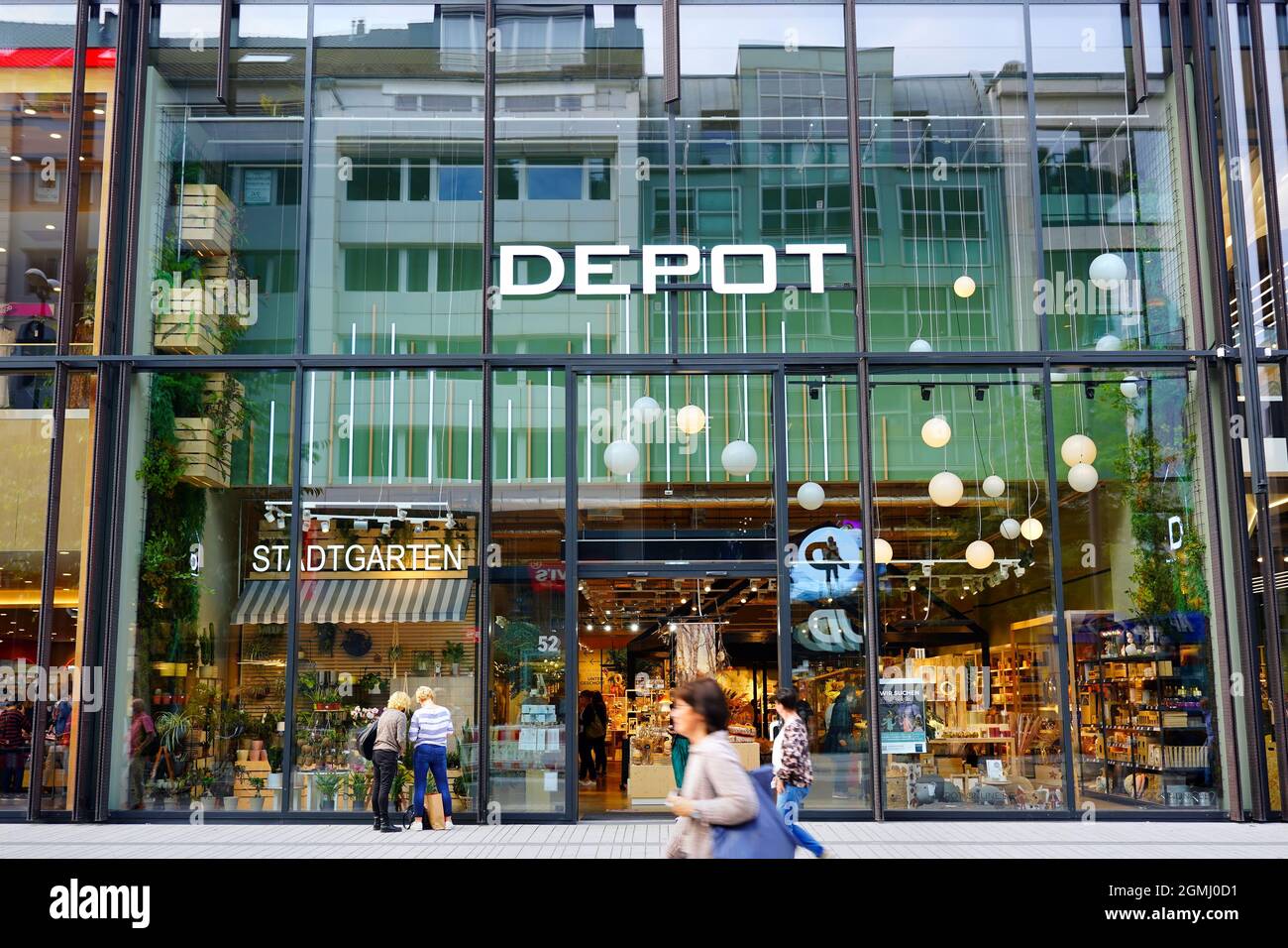 "Depot" store at Schadowstraße in Düsseldorf. Schadowstraße is one of