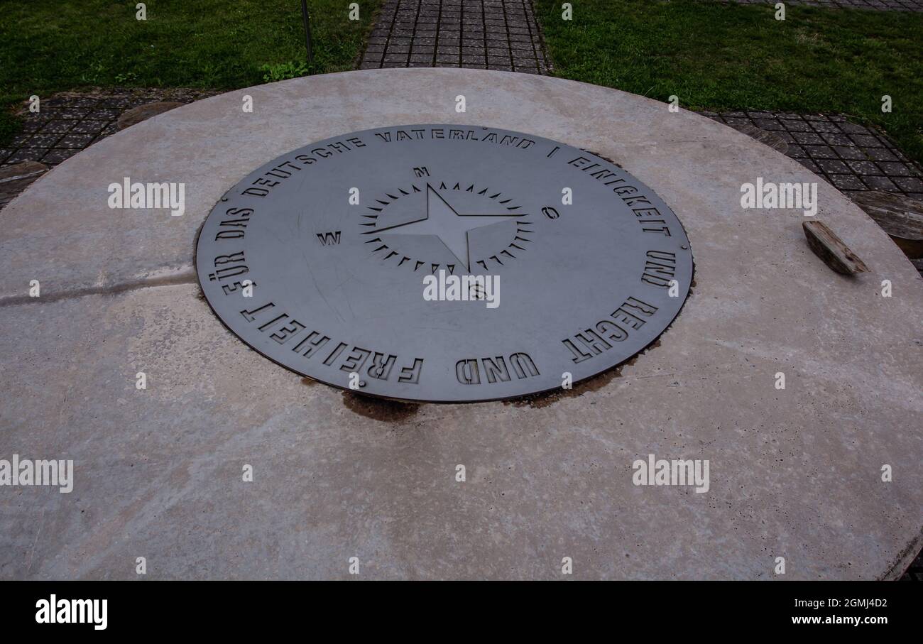 Point Alpha memorial on the former inner German border Stock Photo - Alamy