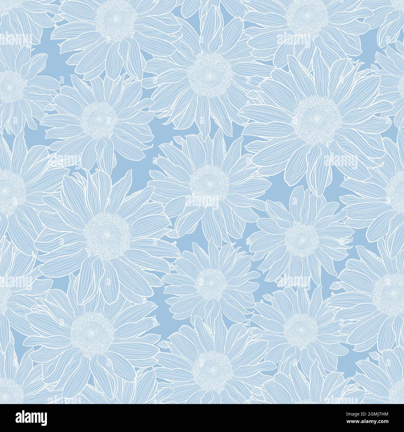 Light blue floral print fabric hi-res stock photography and images - Alamy