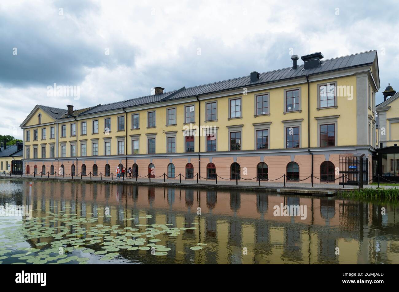 The former rifle factory in Eskilstuna. Stock Photo