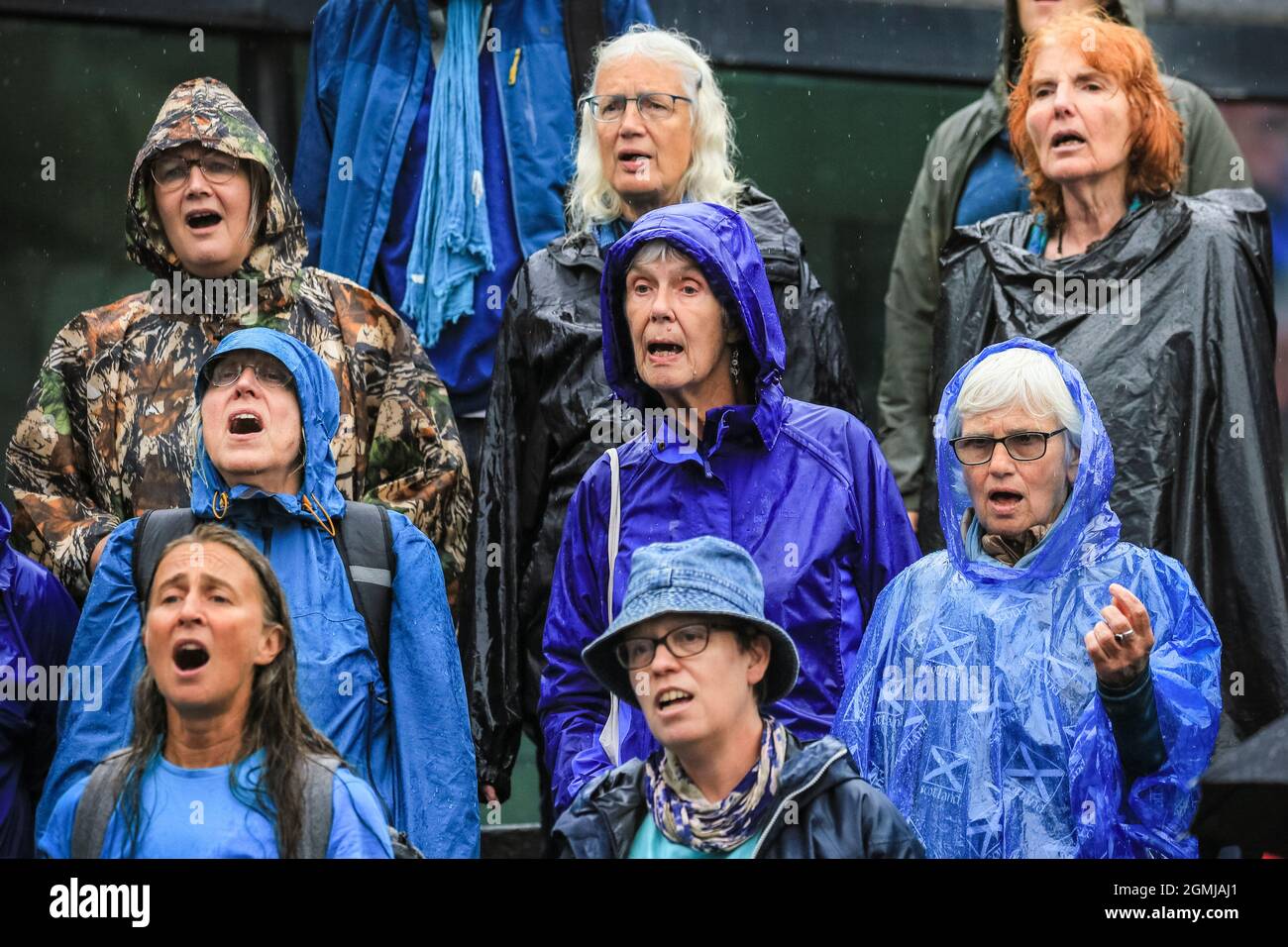 The Scoop, London, UK. 19th Sep, 2021. The singers perform for WaterAid