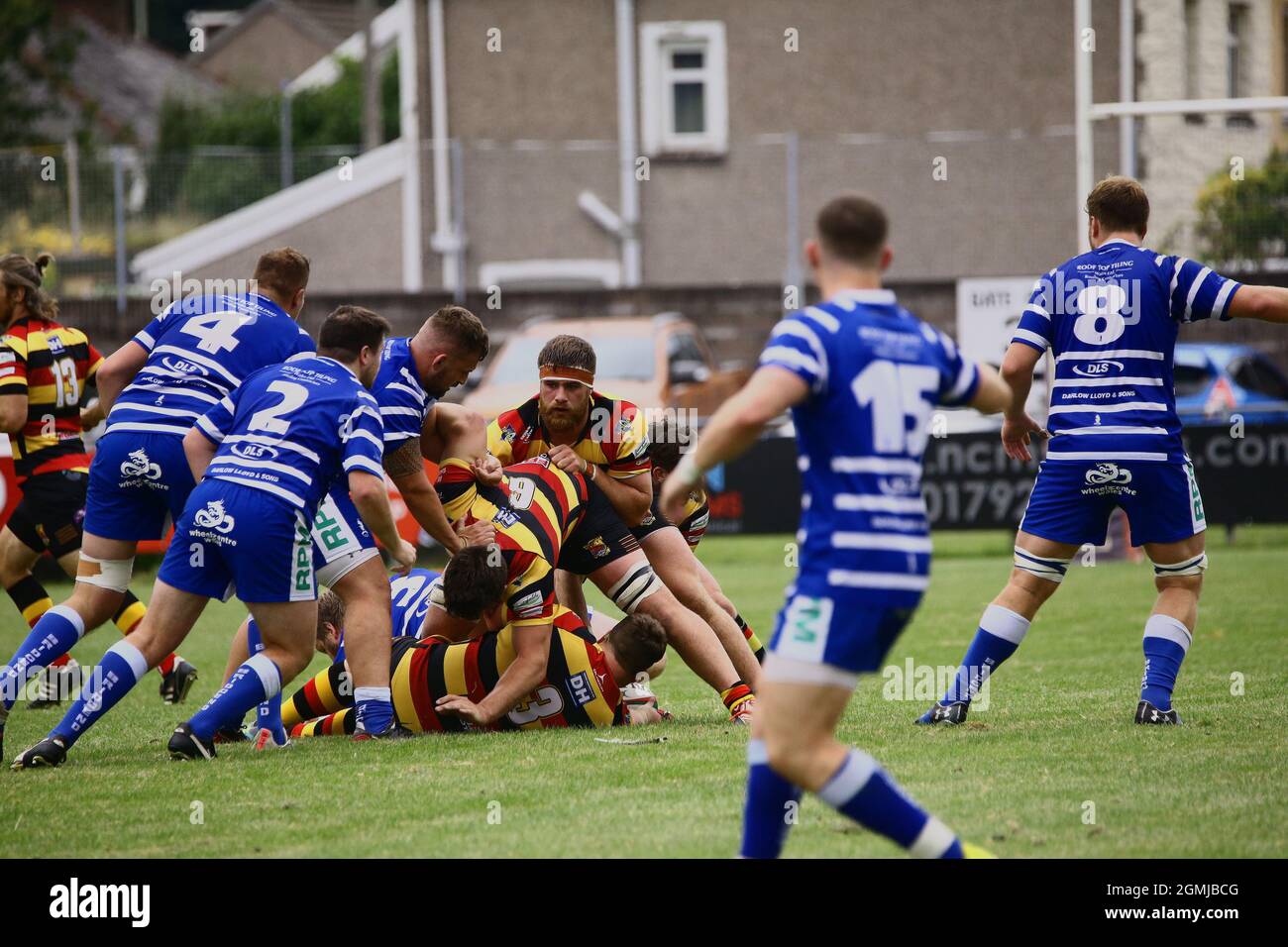 Bridgend Ravens RFC v Carmarthen Quins RFC Stock Photo - Alamy