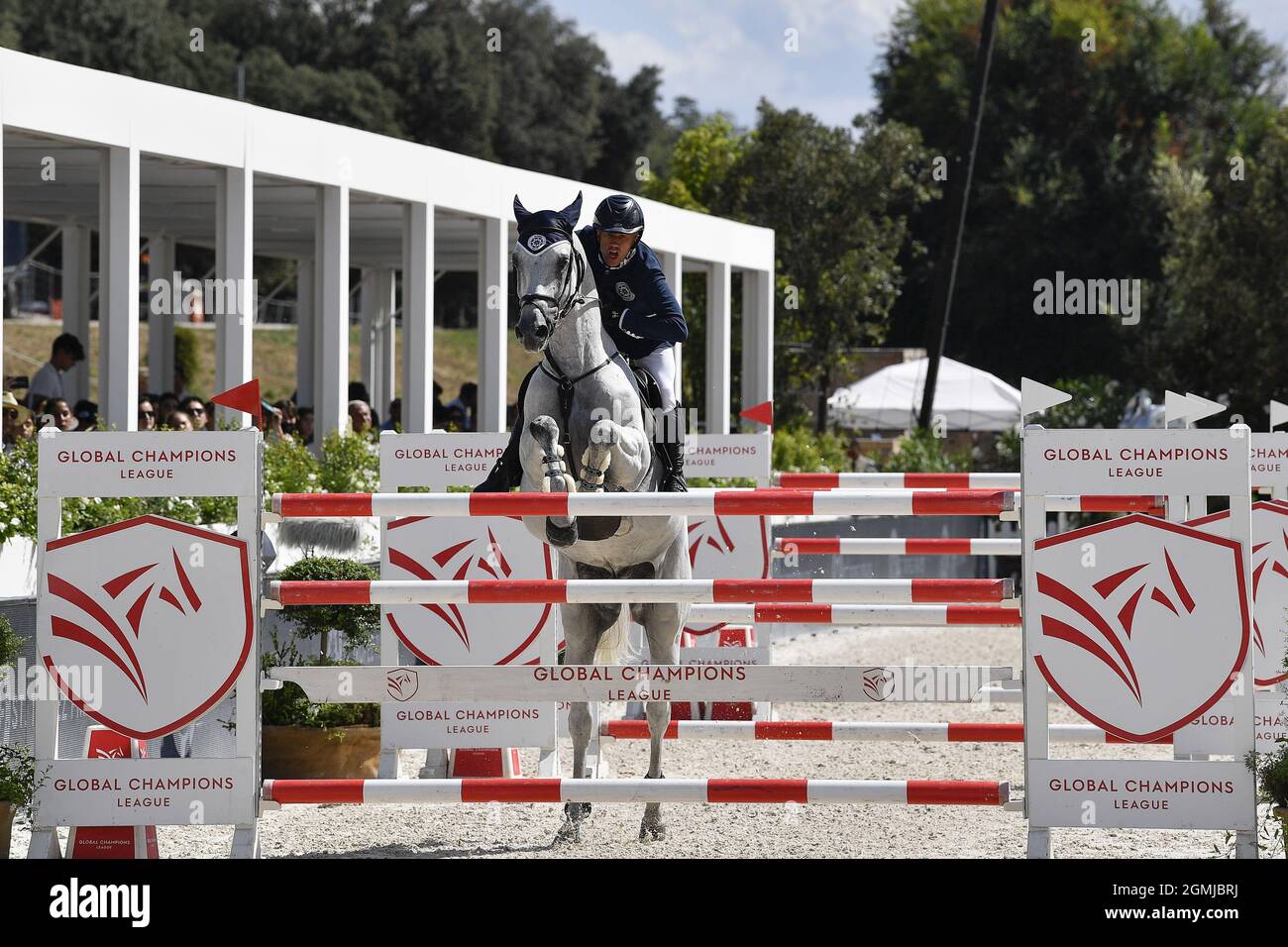 Olivier Robert the winner of the Longines Global Champions Tour, on  September 18, 2021 at Circo Massimo in Rome Stock Photo - Alamy