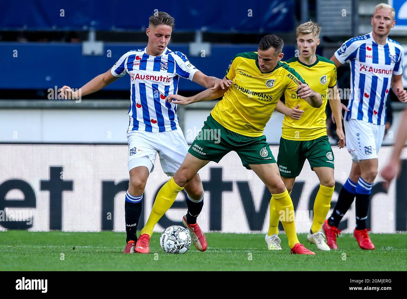 NIJMEGEN, NETHERLANDS - JANUARY 21: (L-R): Arian Kastrati of Fortuna  Sittard disappointed after defeat in extra time (3:2) during the Dutch KNVB  Cup m Stock Photo - Alamy