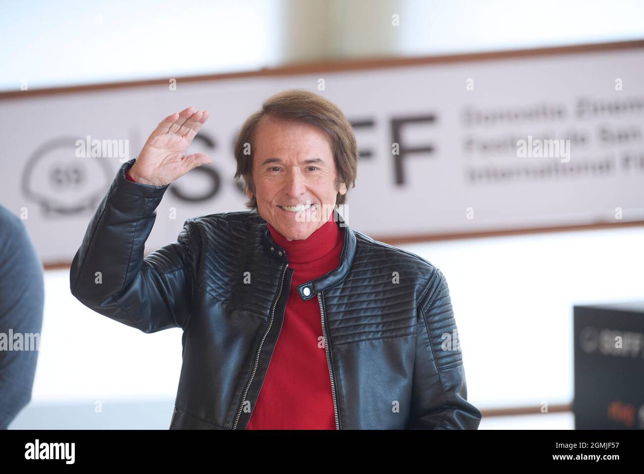 September 19, 2021, Madrid, Madrid, Spain: Raphael attended 'Raphaelismo' Photocall during 69th San Sebastian International Film Festival at Kursaal Palace on September 19, 2021 in Donostia / San Sebastian, Spain (Credit Image: © Jack Abuin/ZUMA Press Wire) Stock Photo