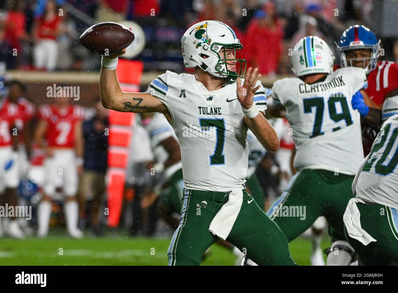 September 18, 2021 Tulane quarterback Michael Pratt (7) during the