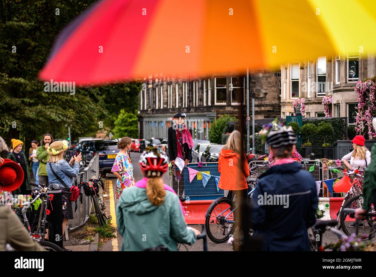 Edinburgh, Scotland. Sunday 19 September 2021. Participants at the