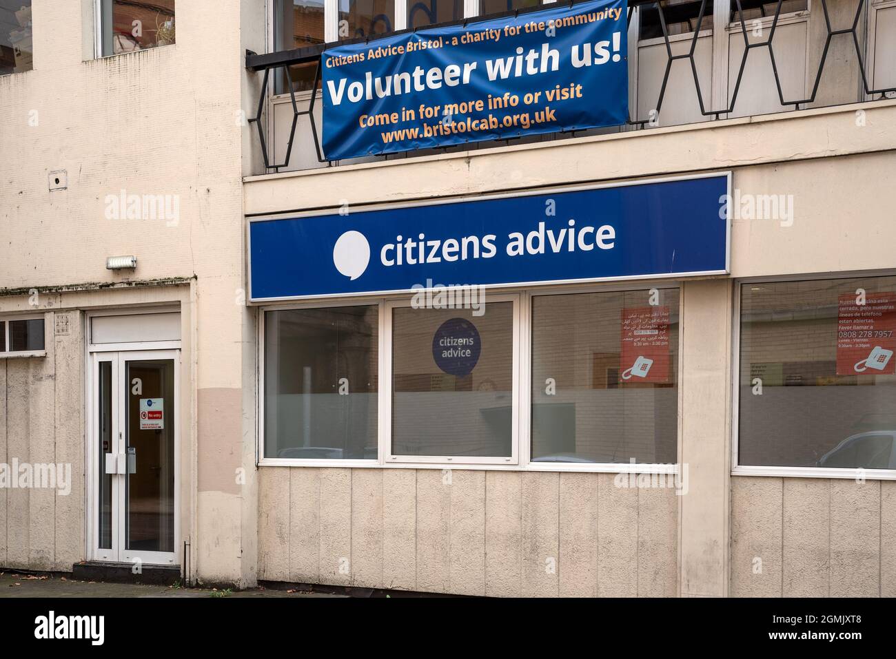 Bristol Citizens Advice is an independent charity that provides free, confidential and impartial advice and information on a range of issues. Stock Photo