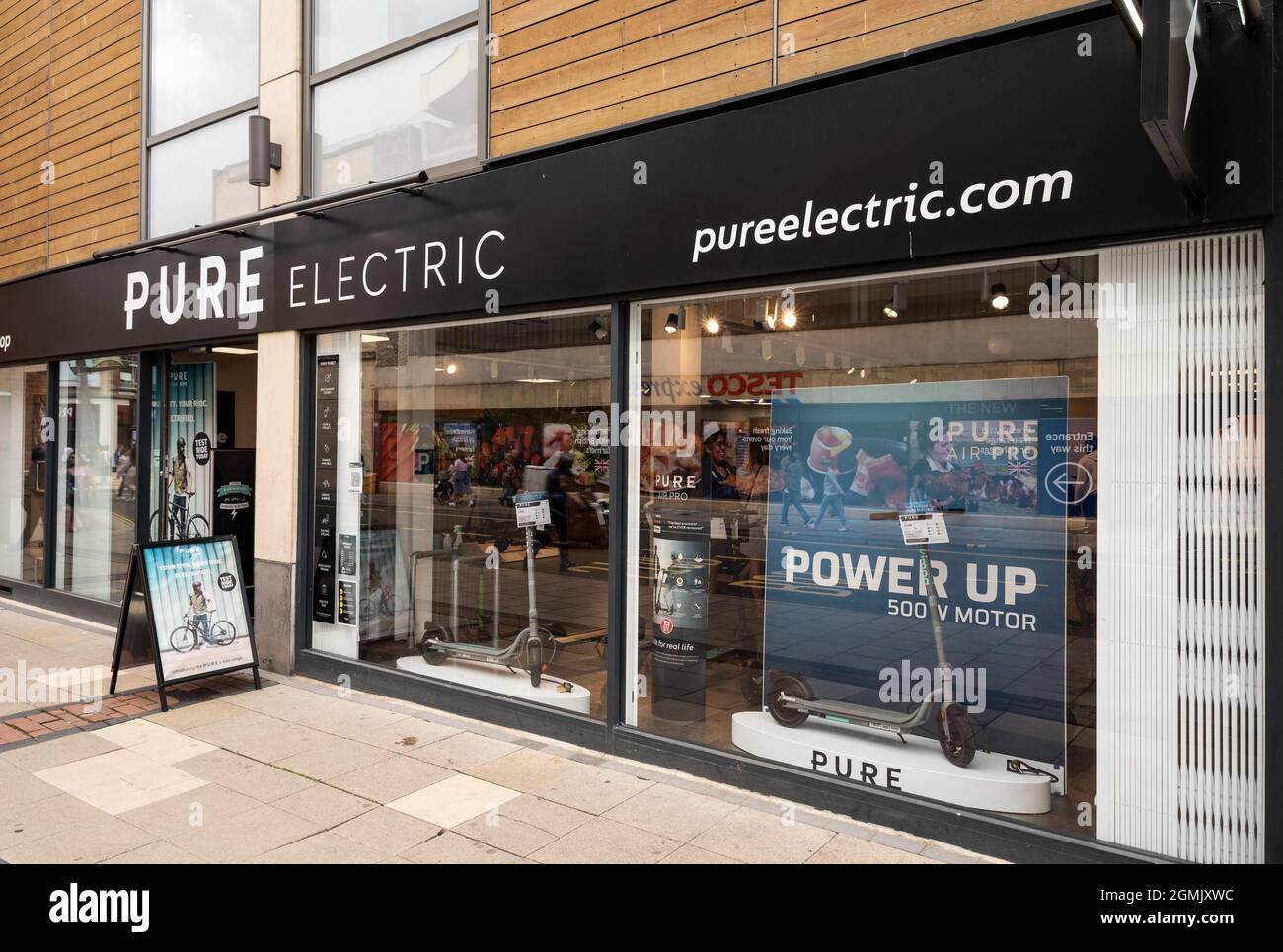 Pure electric scooter hires stock photography and images Alamy