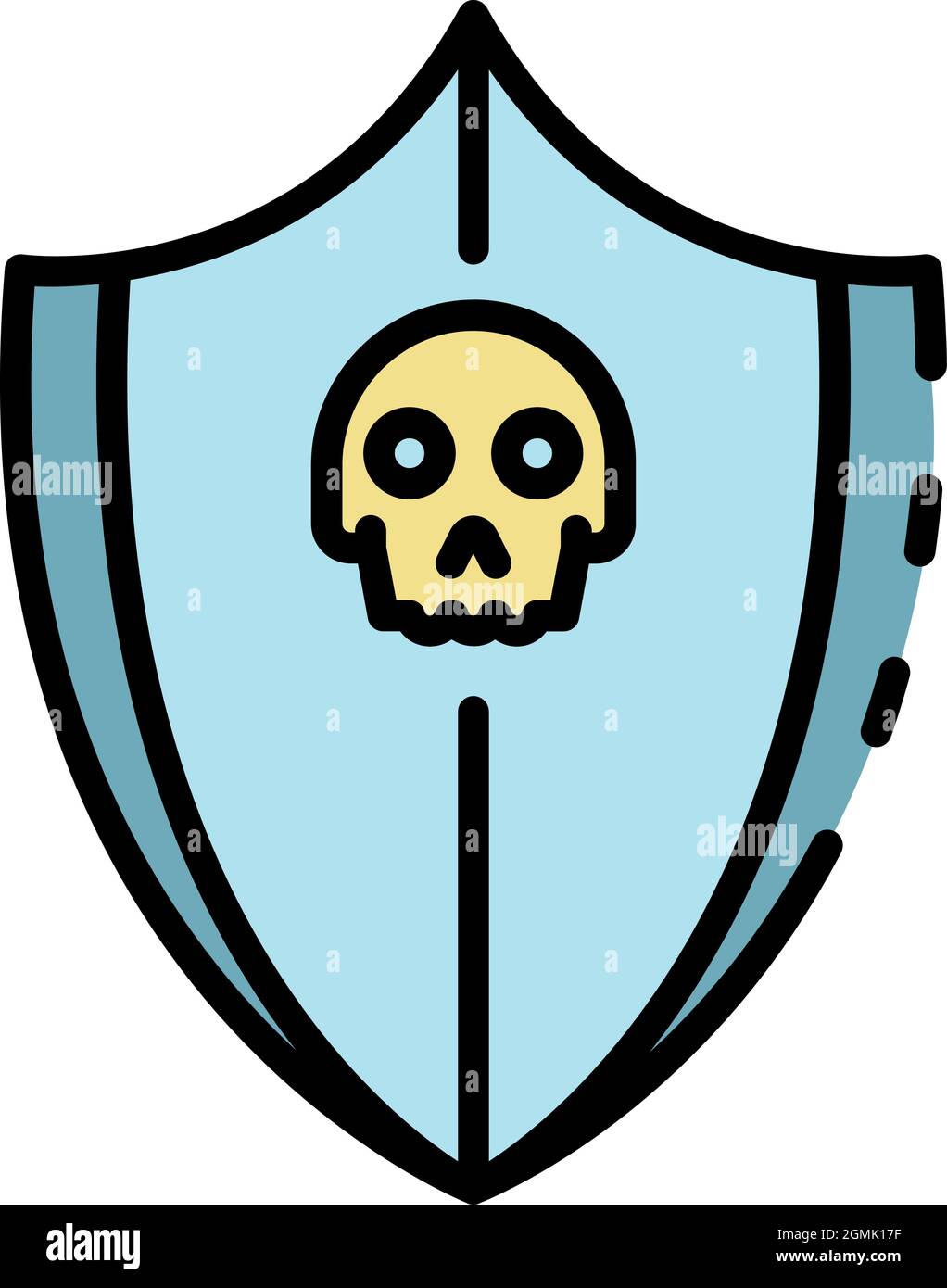 Cyber attack protection icon. Outline cyber attack protection vector ...