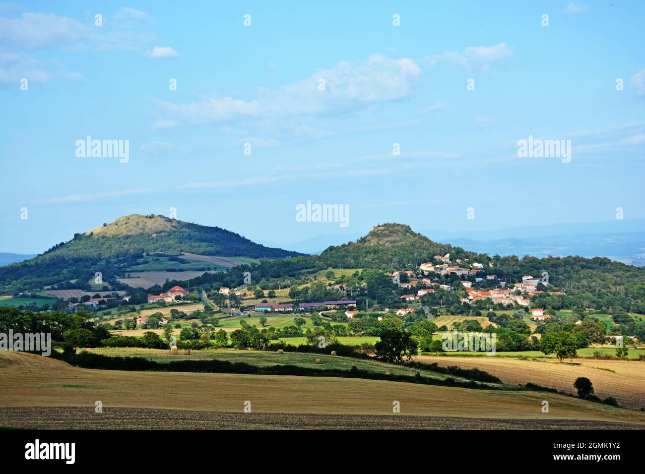 The village of Vodable,  Puy-de-Dome, Auvergne-Rhone-Alpes, France Stock Photo