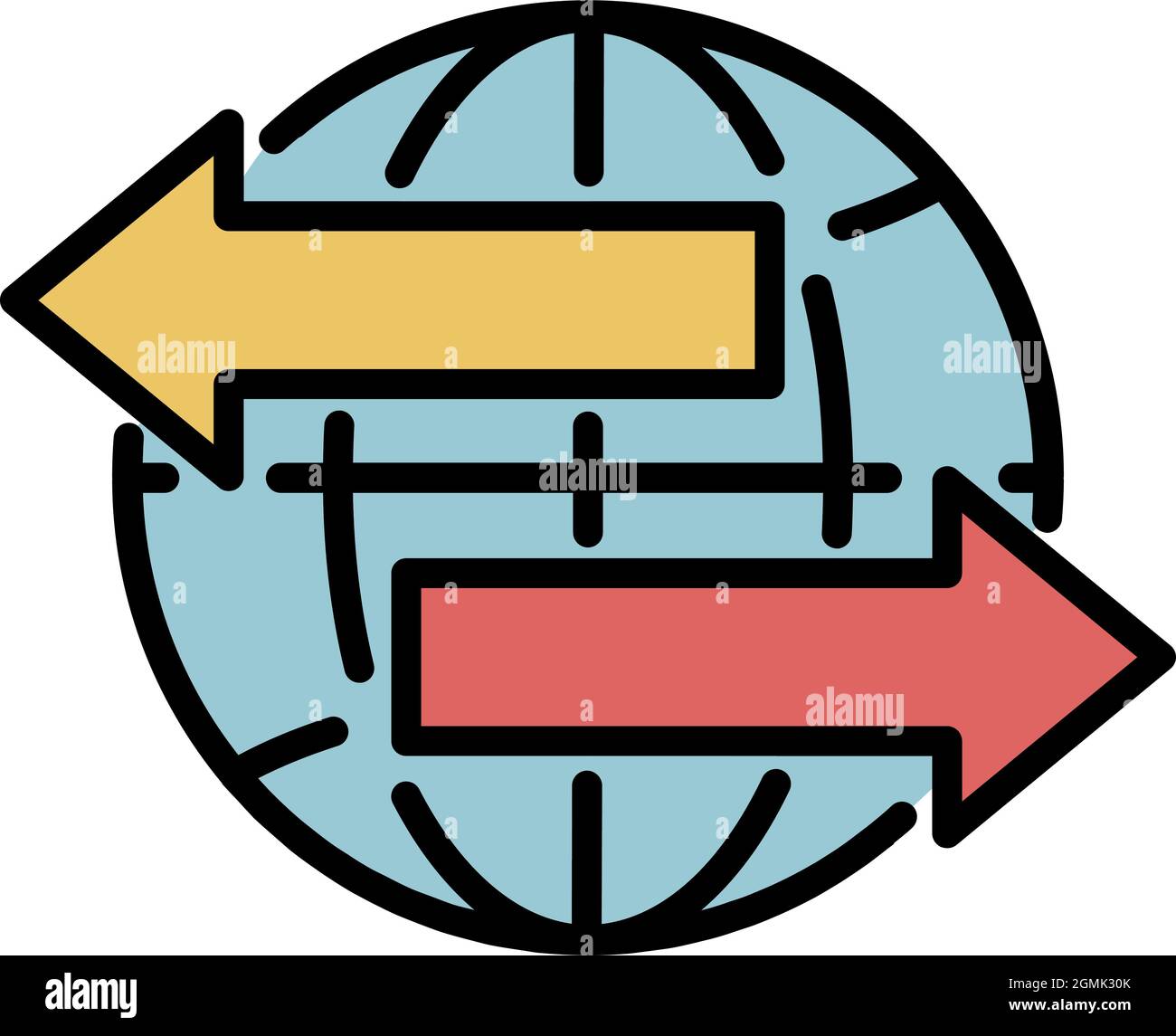 China shipping map Stock Vector Images - Alamy