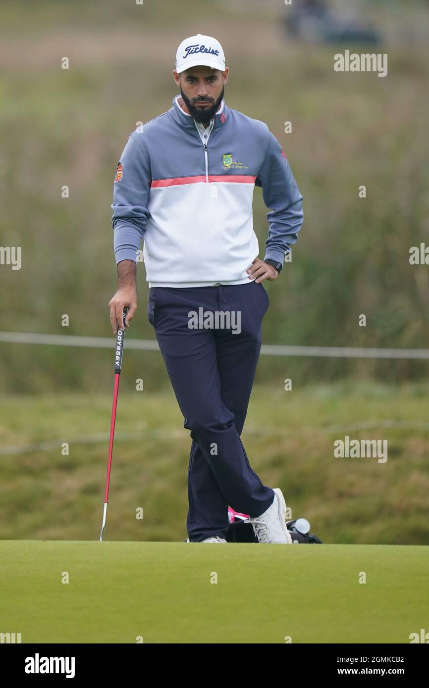 CROMVOIRT, THE NETHERLANDS - SEPTEMBER 17 : Santiago Tarrio of Spain during  Day 2 of The Dutch Open