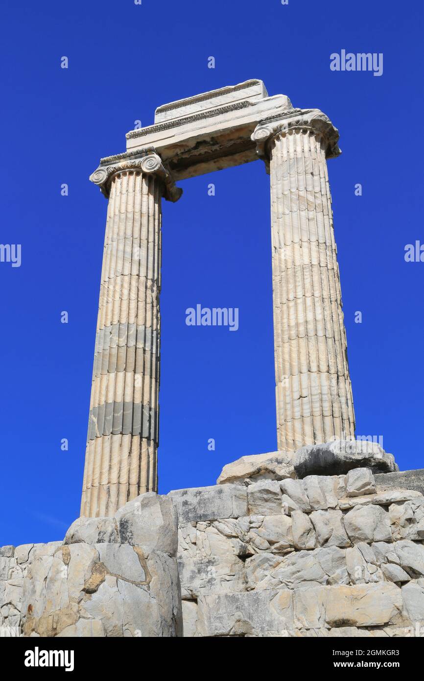 The Greek Temple of Apollo at Didim, Turkey Stock Photo Alamy