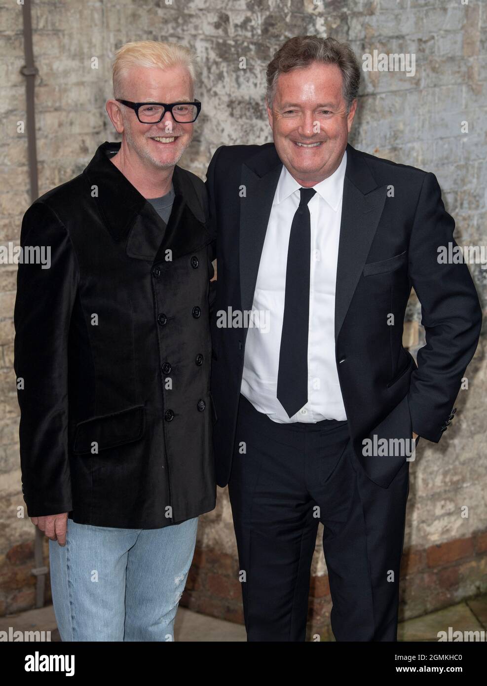 LONDON, ENGLAND SEPTEMBER 14 Chris Evans and Piers attends