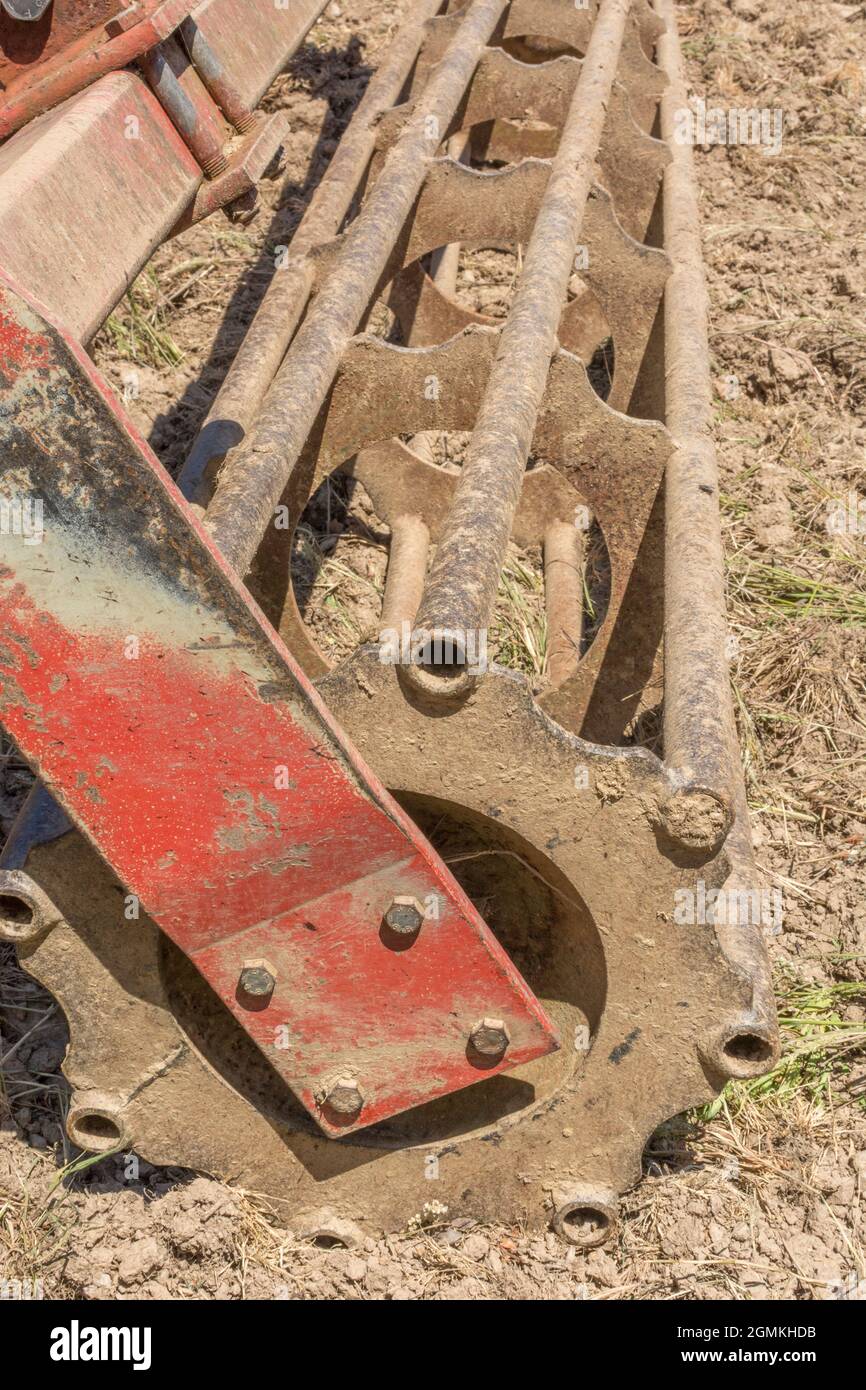 Disc cultivator or disc harrow farm equipment not quite sure how to