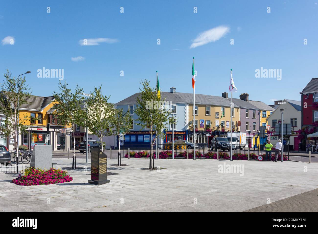 Library Place, Killorglin, County Kerry, Republic of Ireland Stock Photo