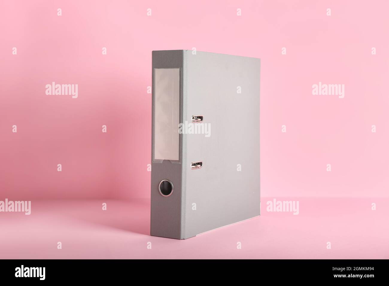 Office folder on color background Stock Photo