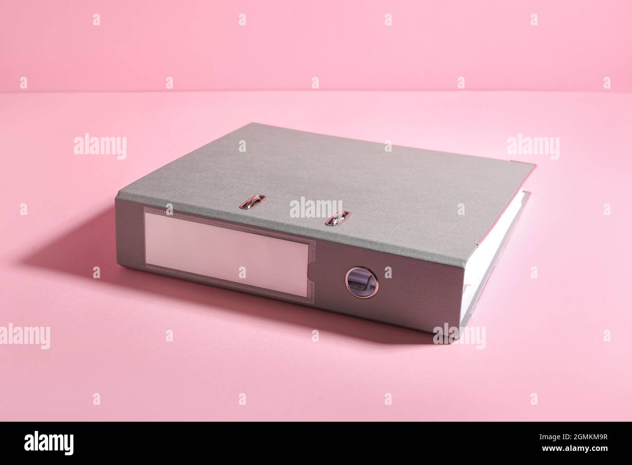 Office folder on color background Stock Photo