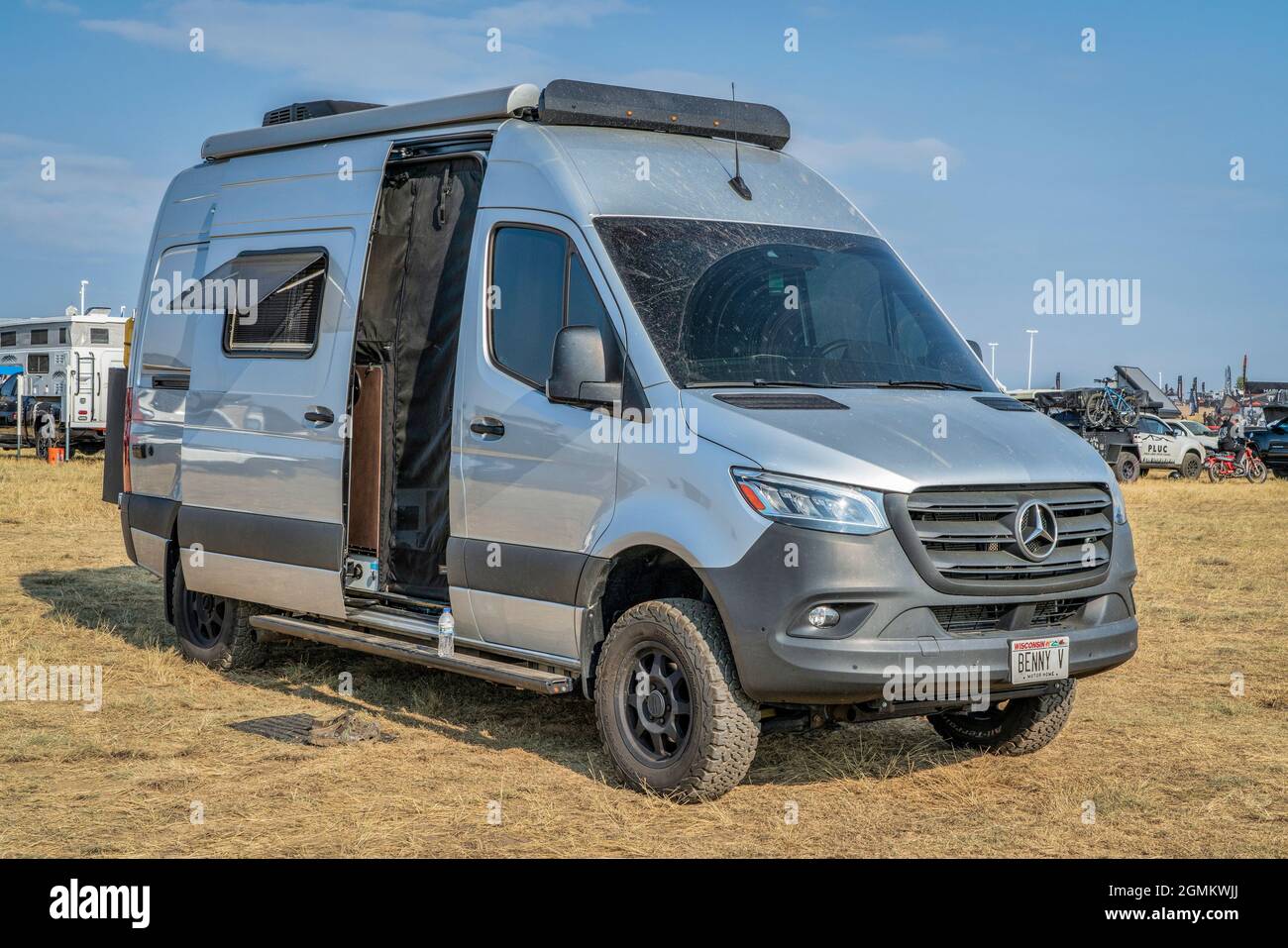 Loveland, CO, USA - August 29, 2021: Winnebago Revel camper van on Mercedes  Sprinter chassis at Overland Expo Mountain West Stock Photo - Alamy