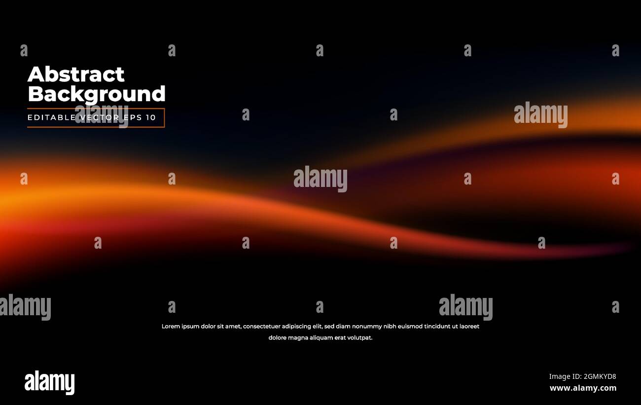 Abstract Blurred Background design template editable vector eps 10 suitable for landing page background Stock Vector
