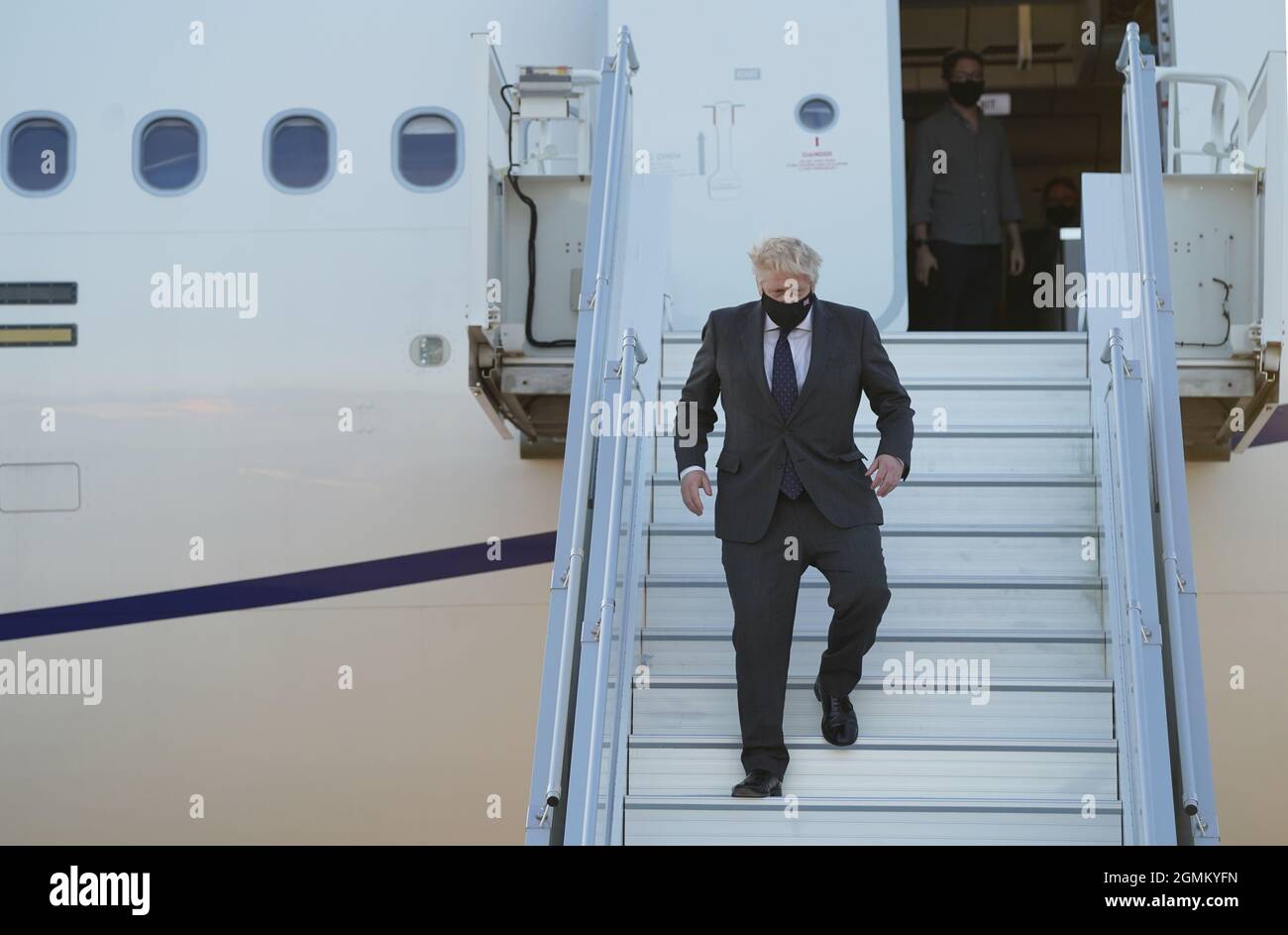 prime-minister-boris-johnson-departs-the-raf-voyager-as-he-lands-in-new