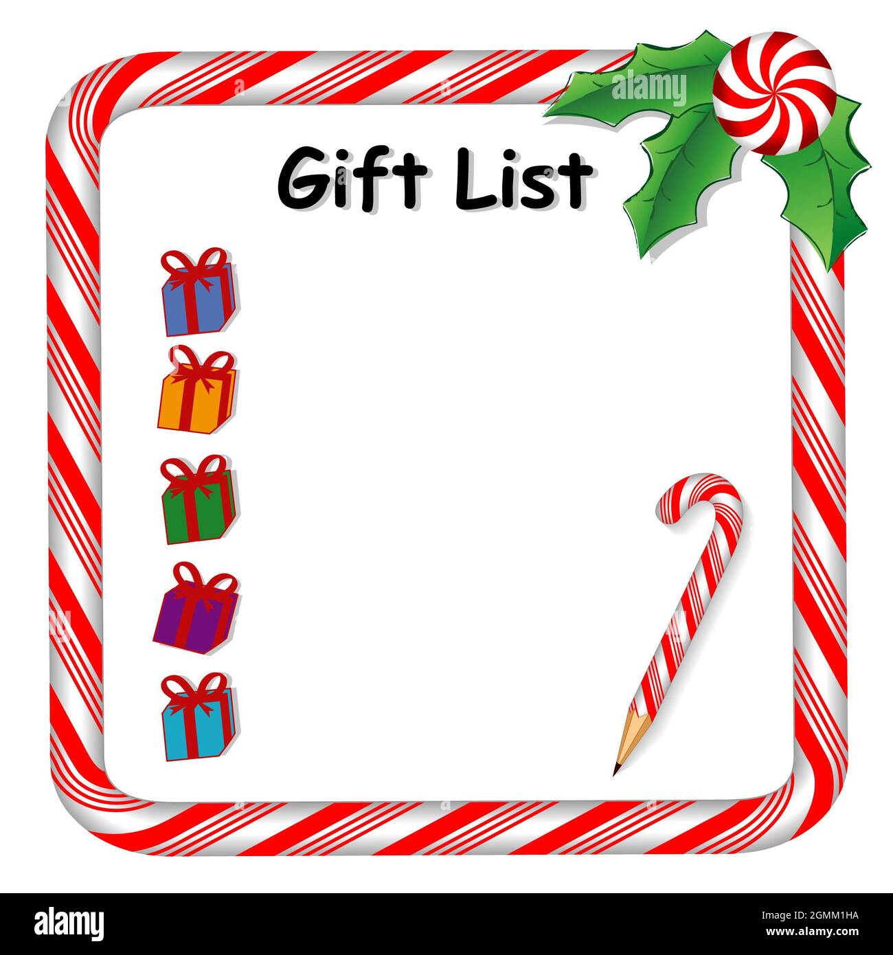 Clipart Christmas Wish List