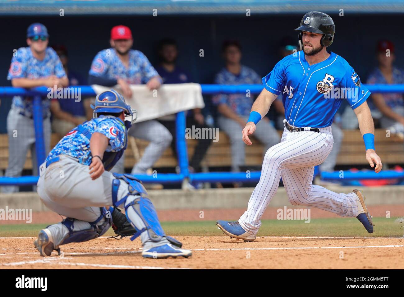 Biloxi, Mississippi, USA. 19th Sep, 2021. Biloxi Shuckers infielder