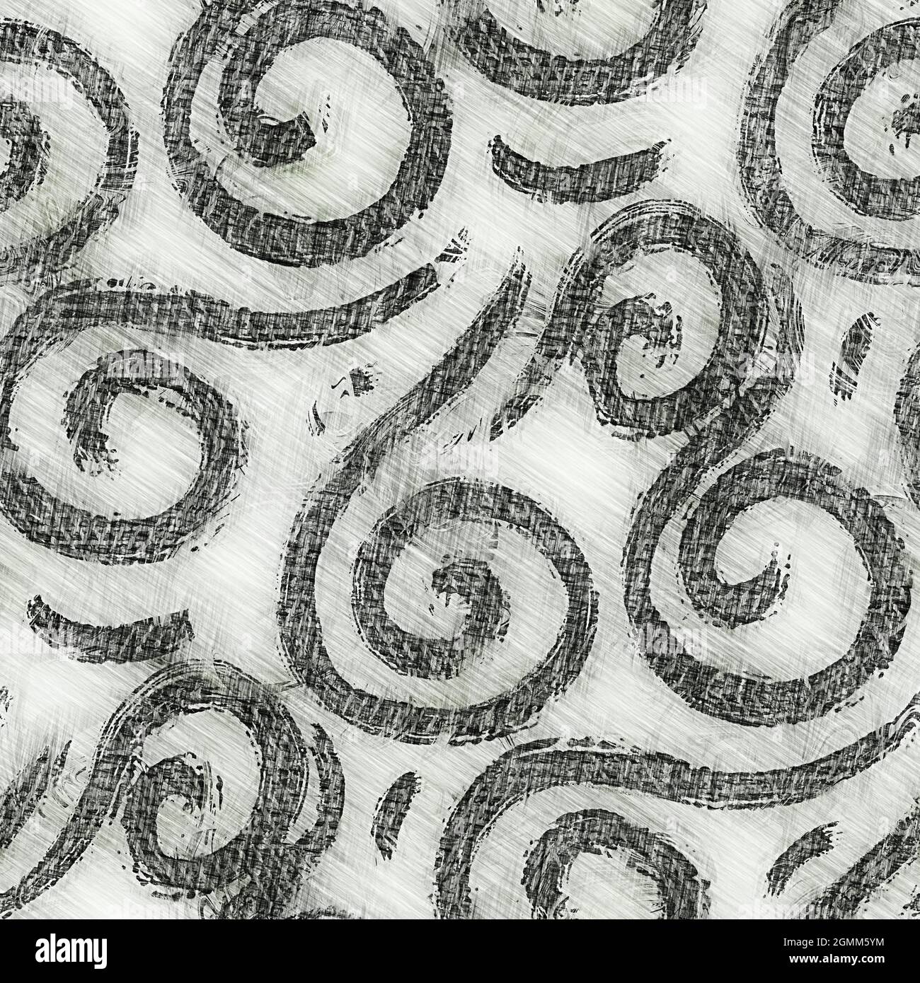 Seamless hand drawn pencil sketch pattern for surface print Stock Photo ...