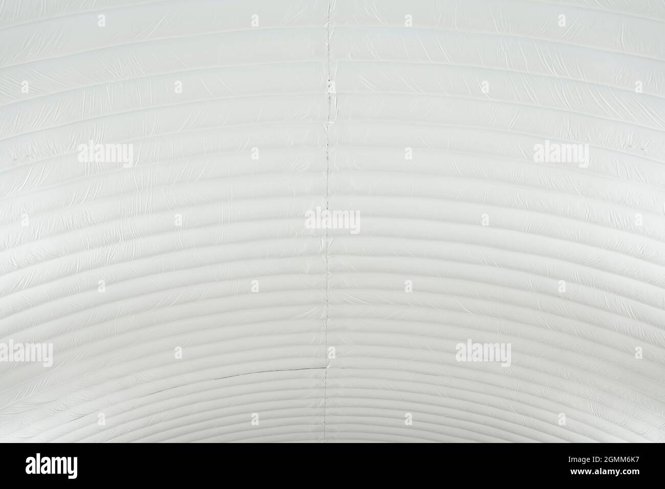 White inflatable membrane roof Stock Photo