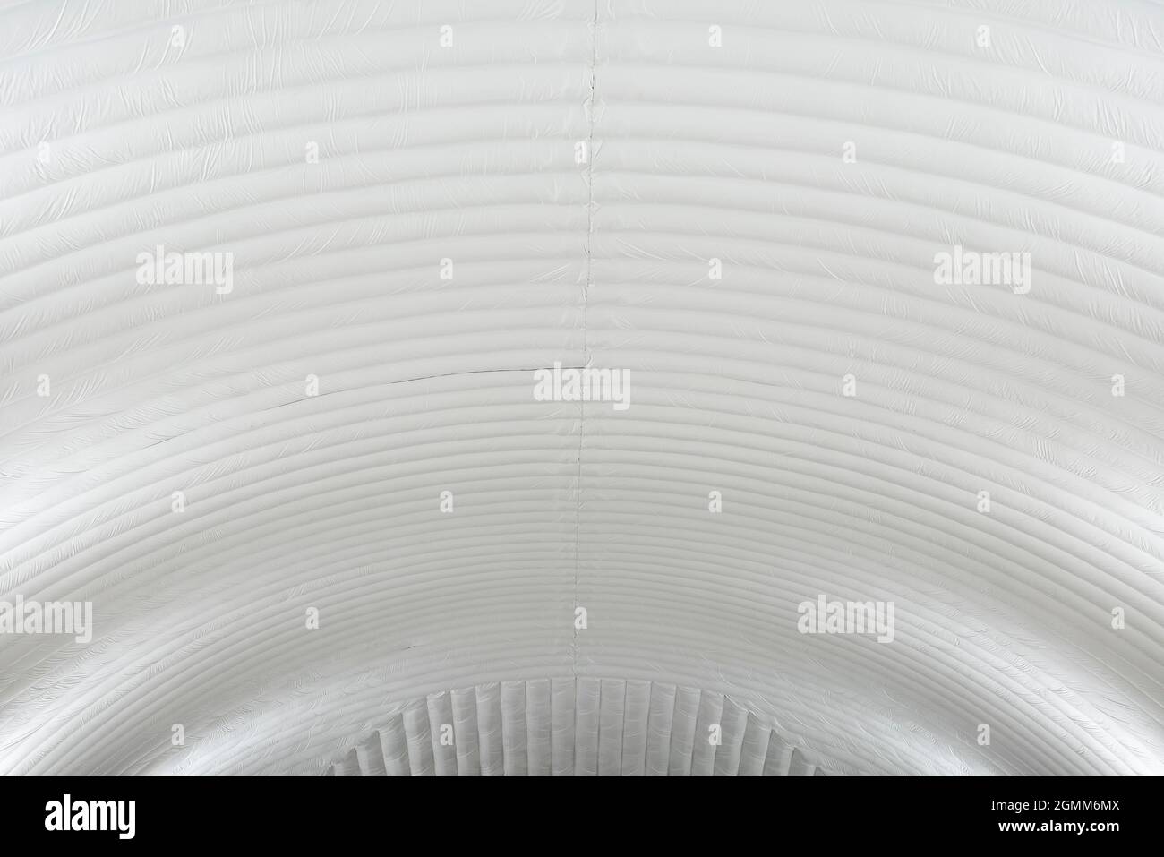 White inflatable membrane roof Stock Photo
