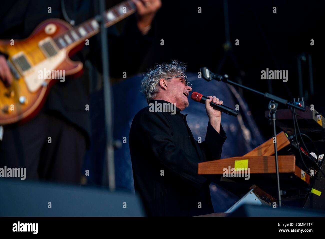 Devo performs at Douglas Park during Riot Fest Music Festival on on ...