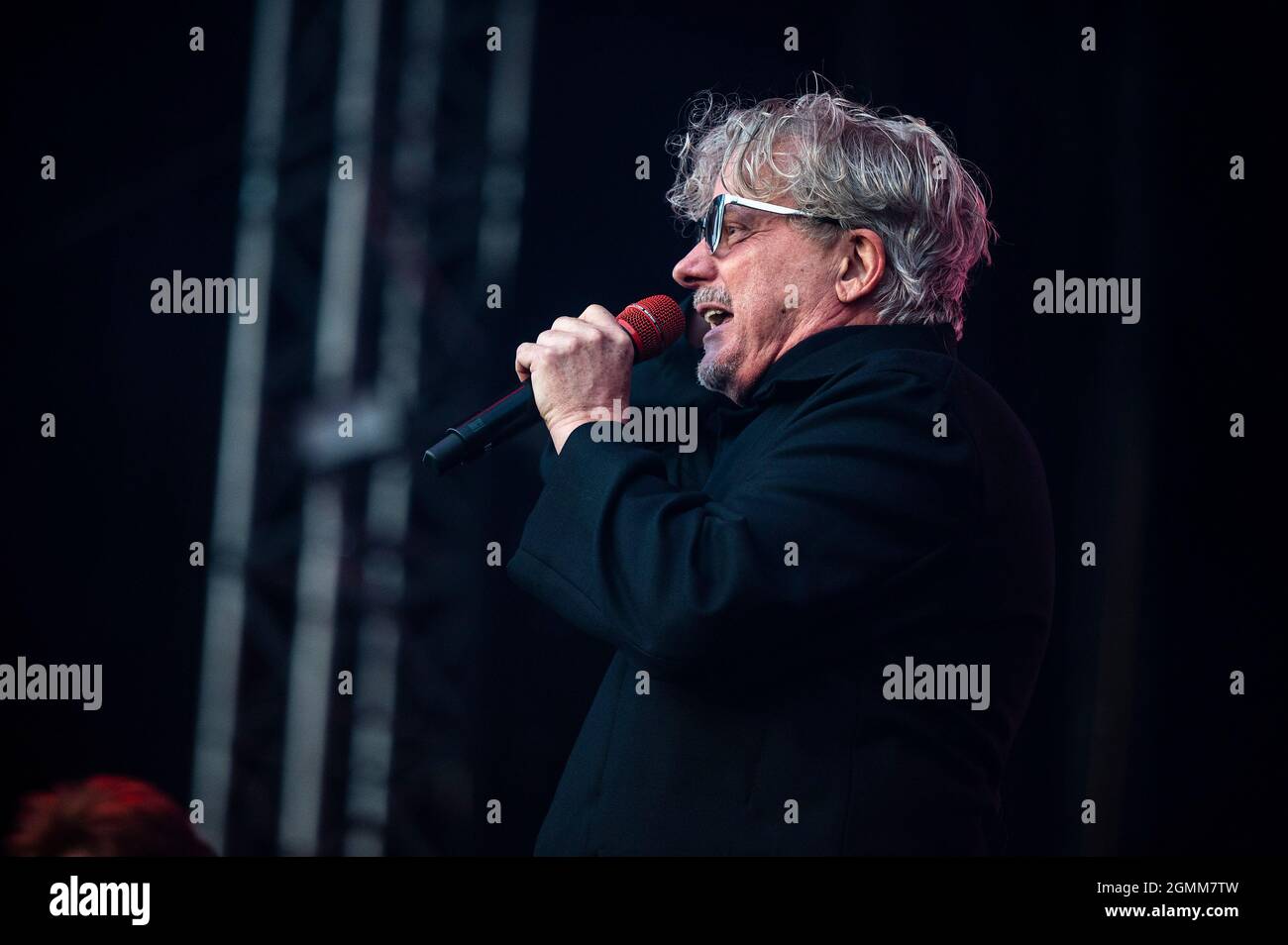 Devo performs at Douglas Park during Riot Fest Music Festival on on ...