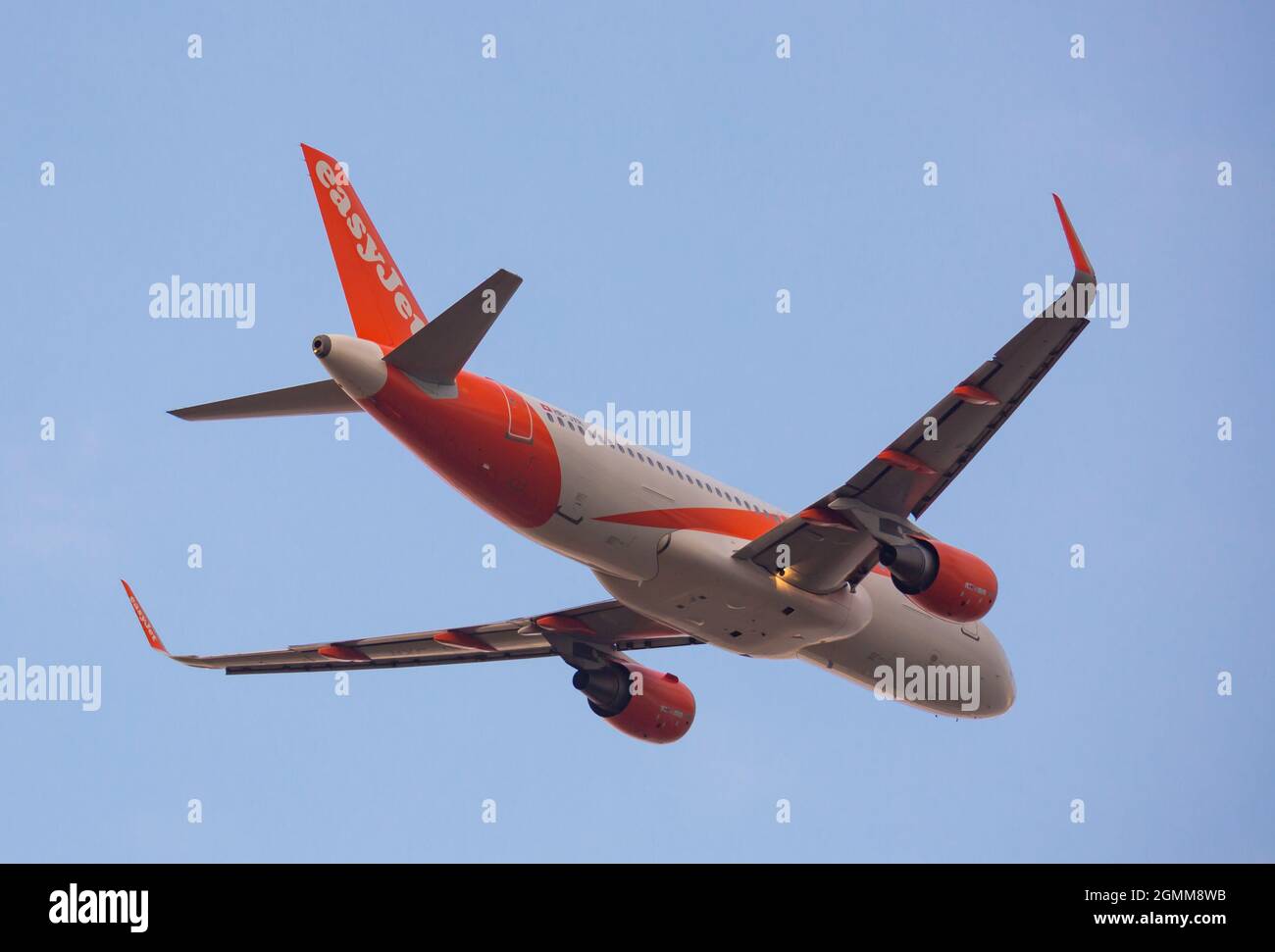 Takeoff of easyJet Airbus HBJXR from El Prat Airport Stock Photo Alamy