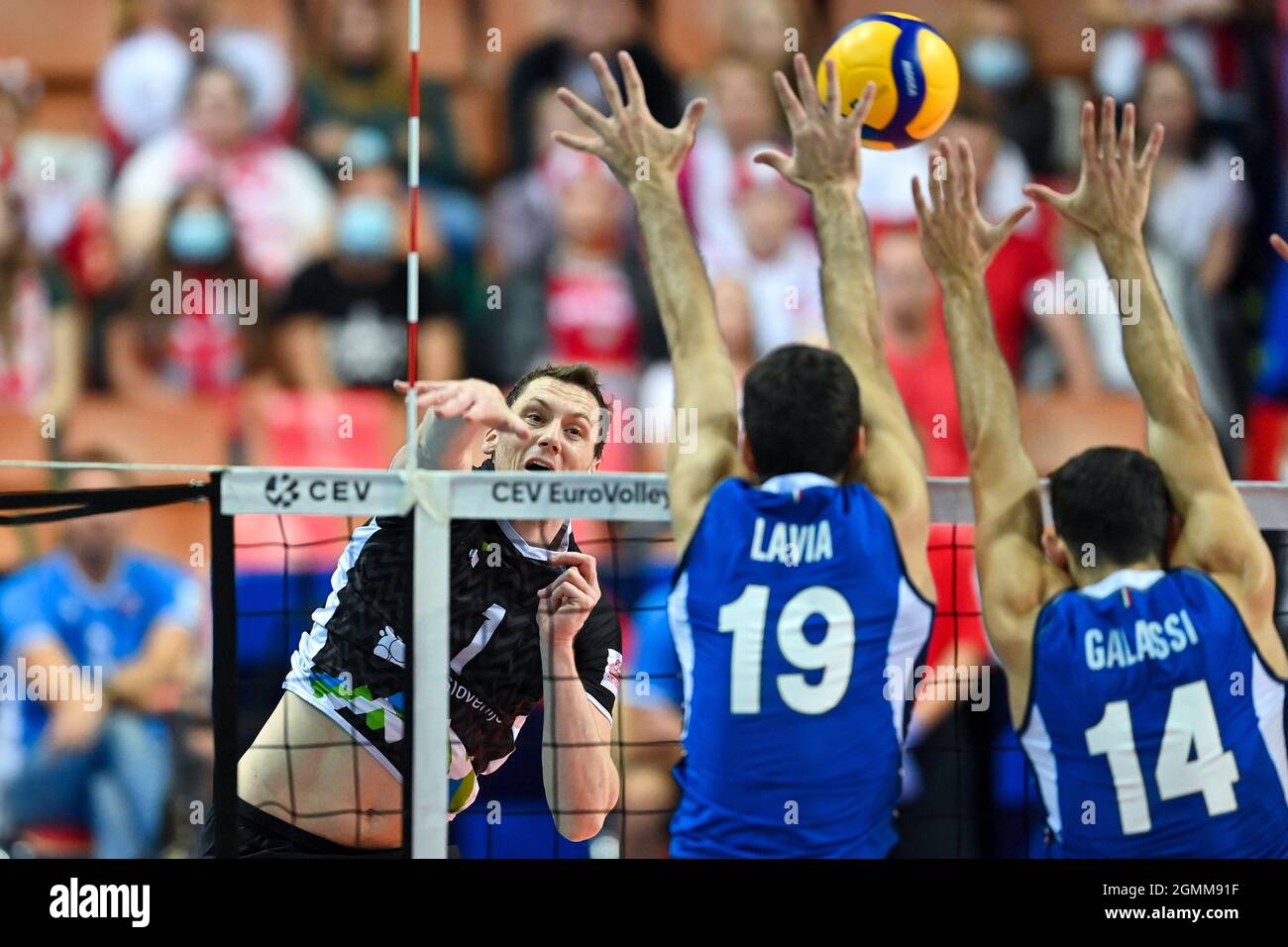 FIVB Volleyball Men's World Championship semifinal match: Italy vs.  Slovenia-Xinhua