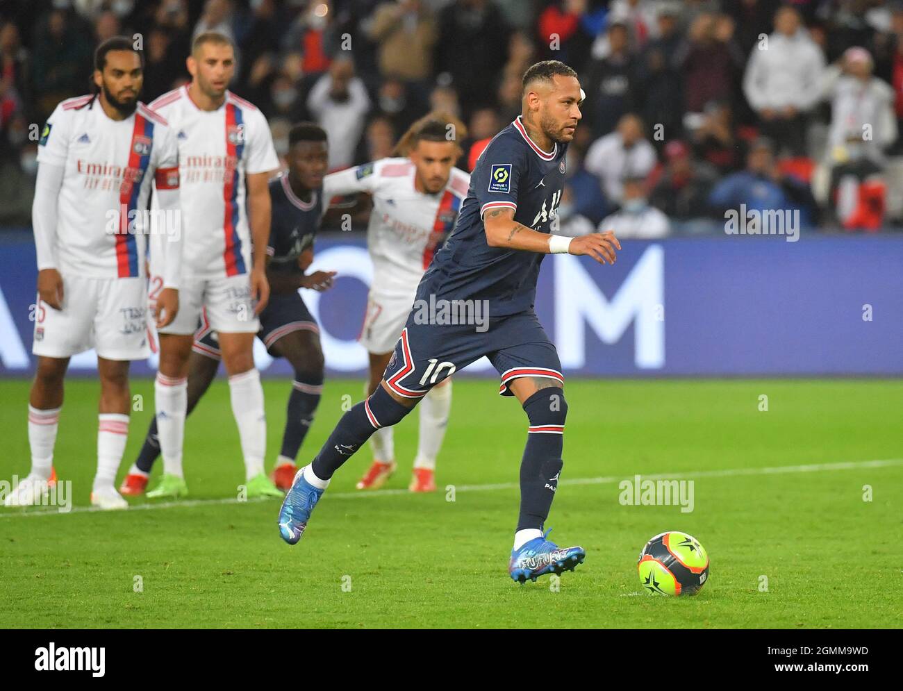 PSG's Neymar During The Ligue 1 Paris Saint Germain (PSG) V Olympique ...