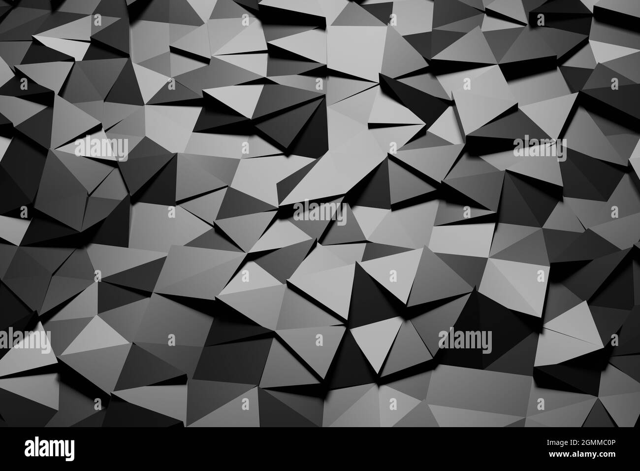 Black abstract polygonal mosaic background. Triangle shapes geometric ...