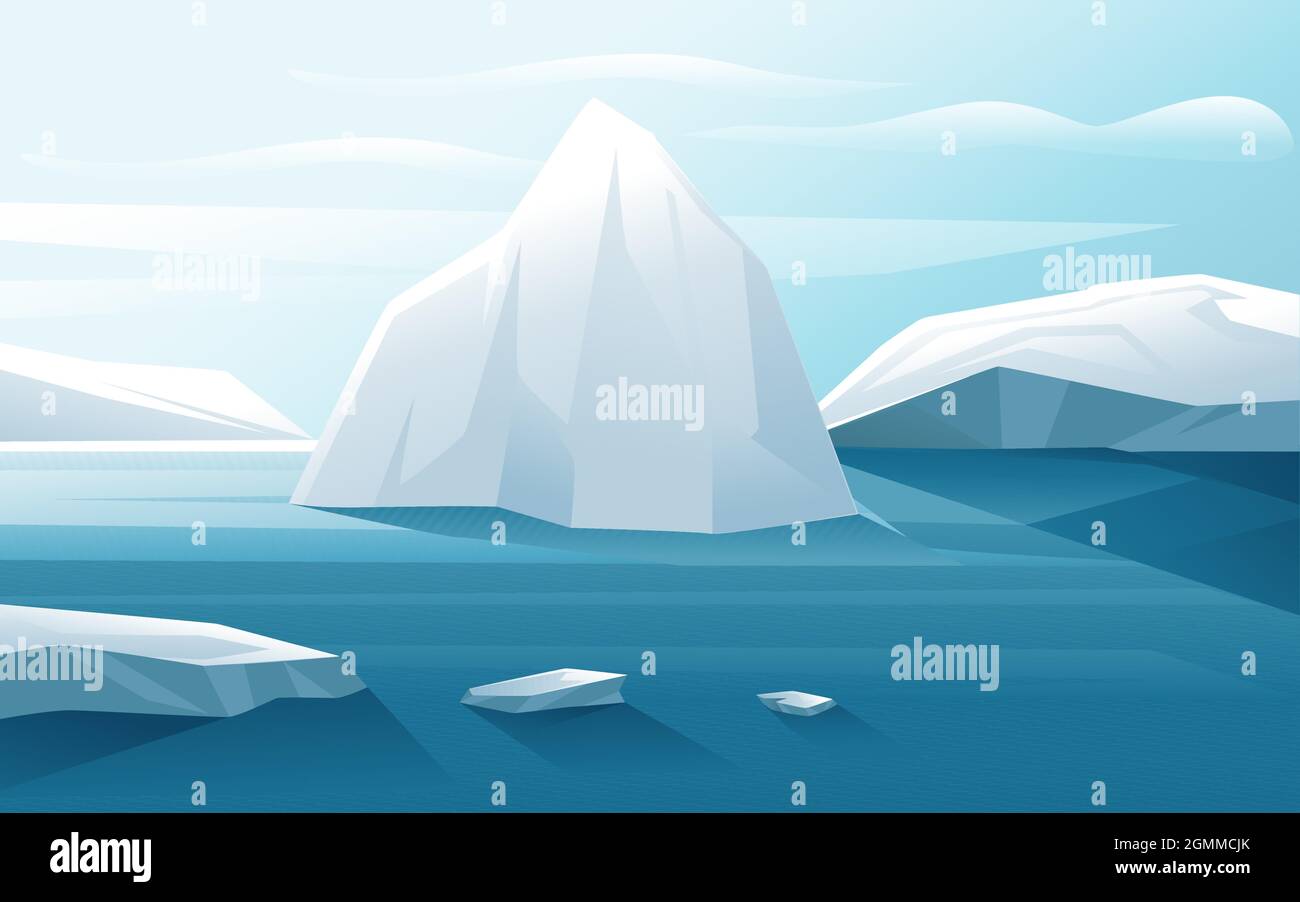 Iceberg view Stock Vector Images - Alamy