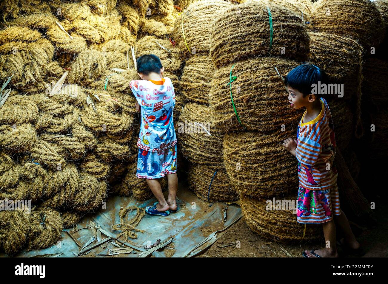 Nice place in Ben Tre province southern Vietnam Stock Photo