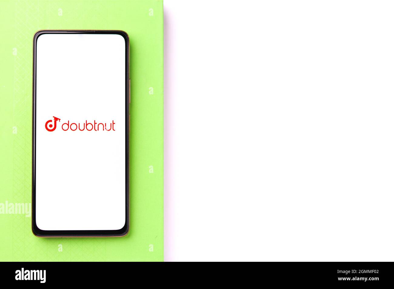 West Bangal, India - August 21, 2021 : Doubtnut logo on phone screen ...